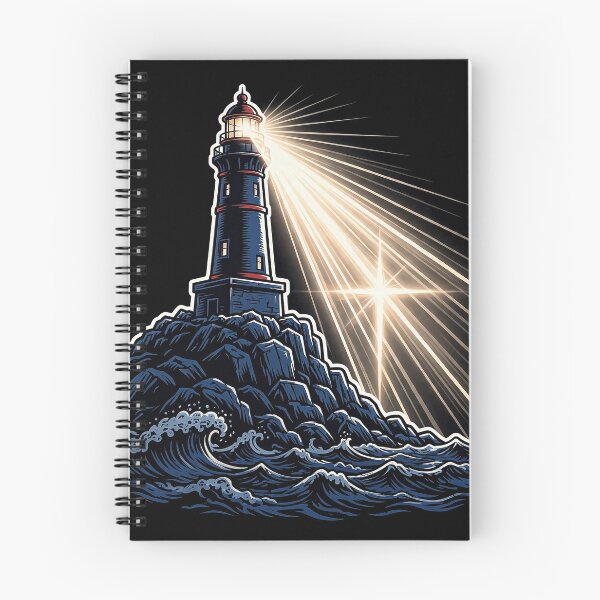 Item preview, Lighthouse Beacon Storm Art designed and sold by Gangster-Design.