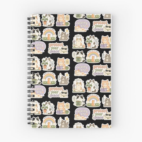 Item preview, Cozy Self Care Cat Pack designed and sold by creativerooney.