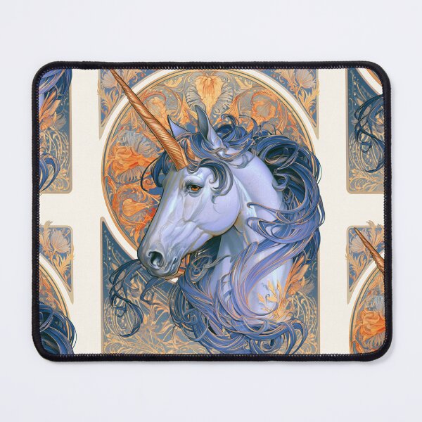 Item preview, Art nouveau unicorn designed and sold by MendaciousMina.