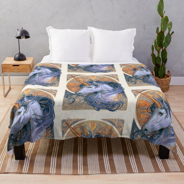 Item preview, Art nouveau unicorn designed and sold by MendaciousMina.