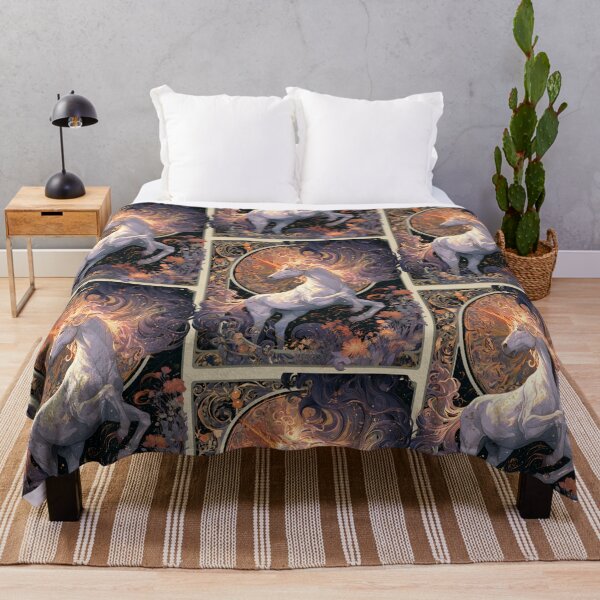 Item preview, Art nouveau unicorn designed and sold by MendaciousMina.