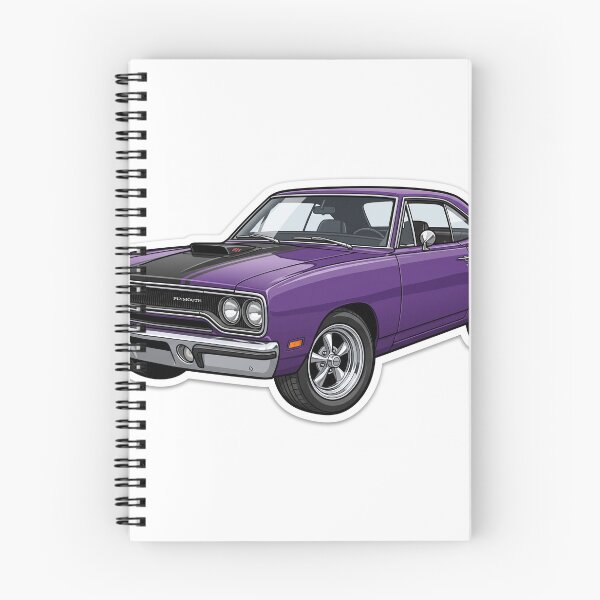 Item preview, 1970 Plymouth Road Runner In-Violet Plum Crazy Muscle Car Sticker designed and sold by Fixnovaguide.