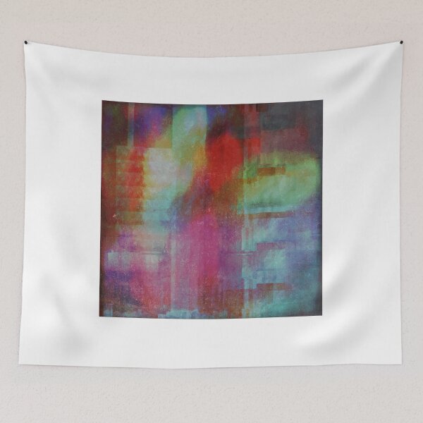 Item preview, Glitch Art Abstract Grid Color Composition designed and sold by KimberyBorjas.