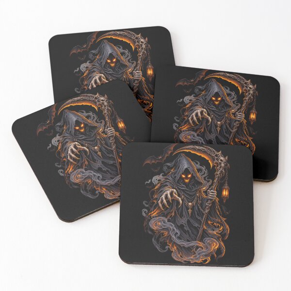 Item preview, Grim Reaper Ghost – Haunted Halloween Horror designed and sold by aliyehc.
