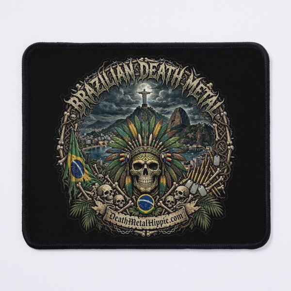 Item preview, Brazilian Death Metal — Tribal Skull designed and sold by Death Metal Hippie.
