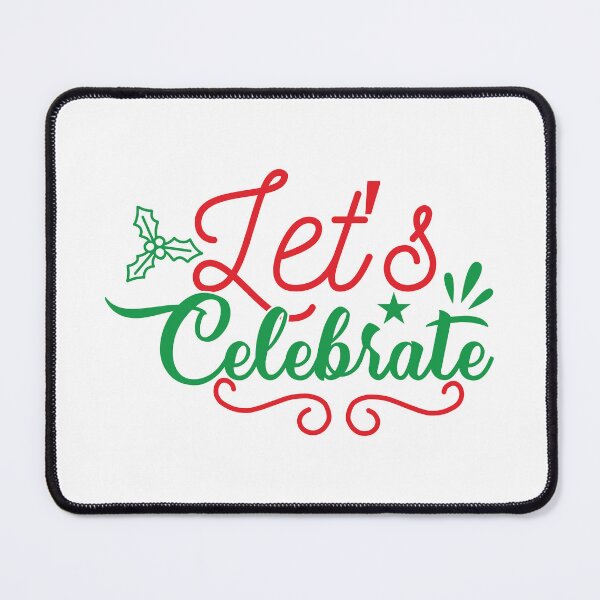Item preview, Christmas Vibes Lets Celebrate Holiday Quote Design designed and sold by FuzionRaptor.
