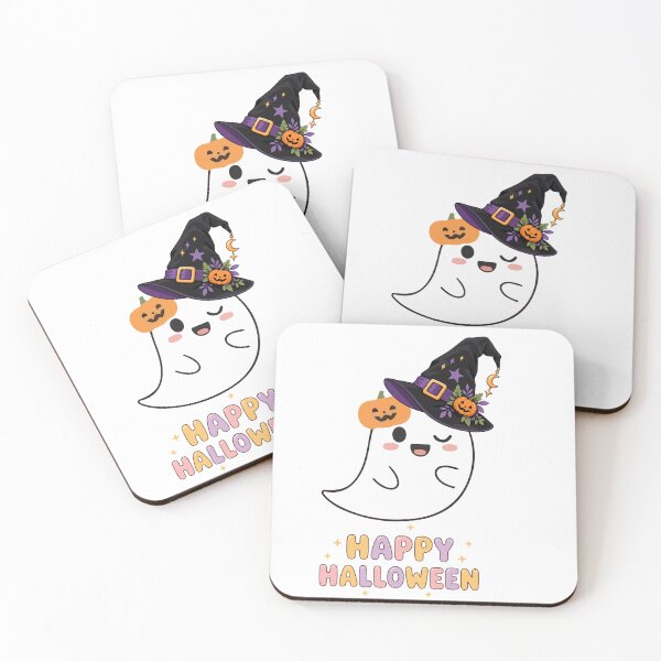 Item preview, Happy halloween cute ghost pastel pumpkin design  designed and sold by AESTHETIC-FLAIR.