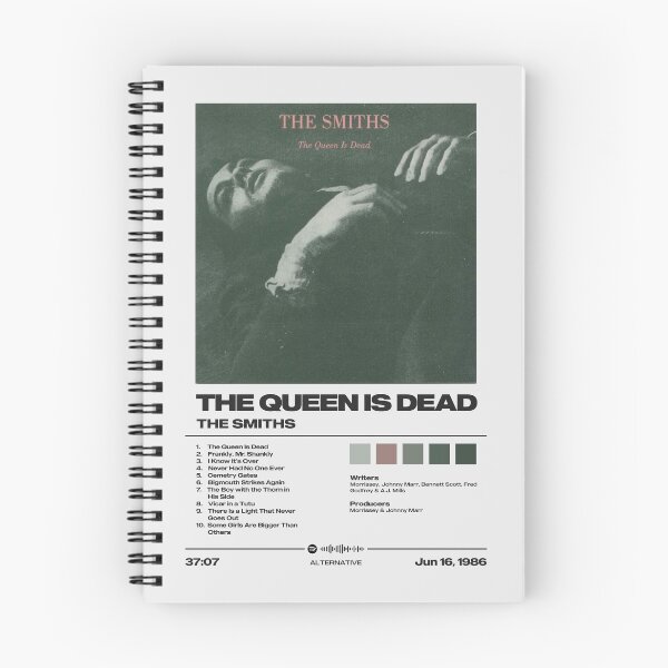 Item preview, The Queen Is Dead by The Smiths - Tracklist Art designed and sold by FourthWall Prints.