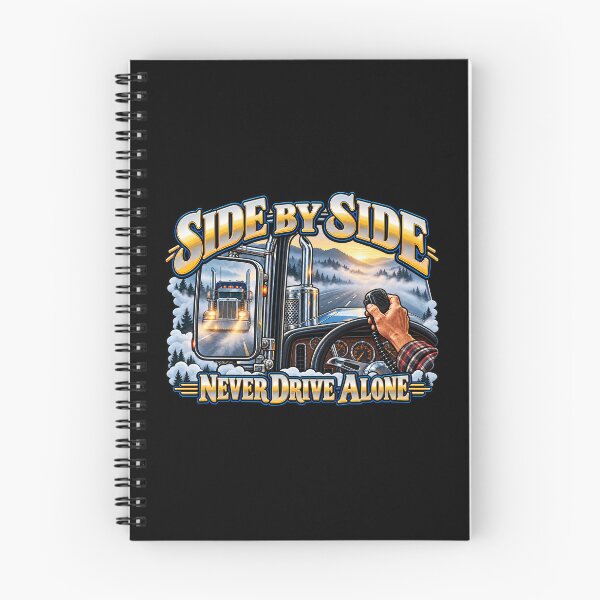 Item preview, Side By Side: Never Drive Alone Trucker designed and sold by NomadForge.
