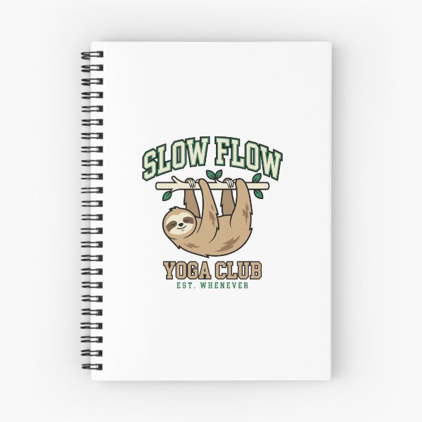 Item preview, Sloth Yoga Club: Slow Flow Meditating Sloth Upside Down designed and sold by Osmose-Studio.