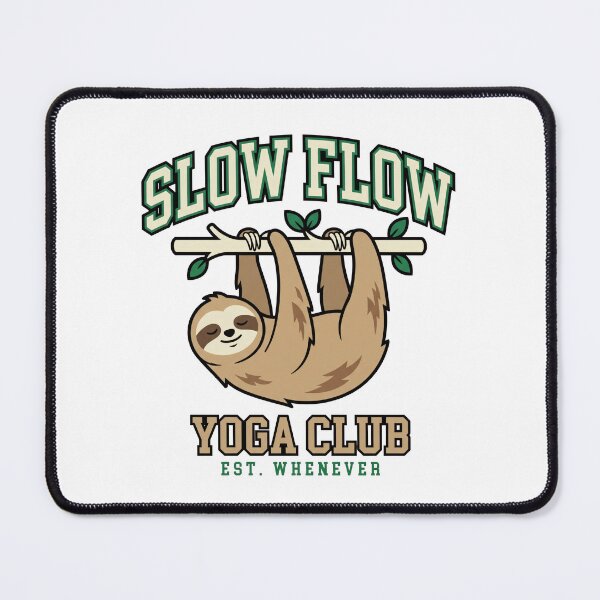 Item preview, Sloth Yoga Club: Slow Flow Meditating Sloth Upside Down designed and sold by Osmose-Studio.