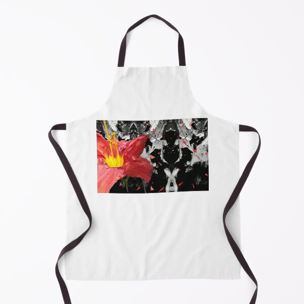 Item preview, Low Poly Lily Flower Abstract Rorschach Backdrop designed and sold by KimberyBorjas.