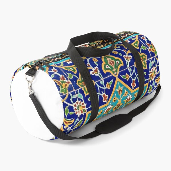 Item preview, Persian Tile Mosaic Traditional Blue Arabesque Pattern Iranian Architecture Art designed and sold by yousefi.