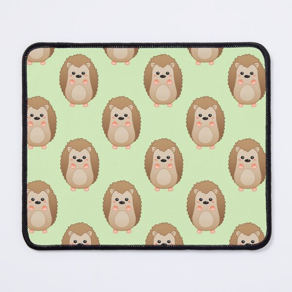 Item preview, Pattern of Cute Pastel Baby hedgehog - Kawaii Chibi illustration designed and sold by Agamaji.