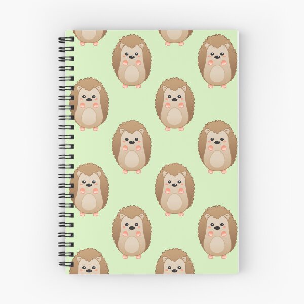 Item preview, Pattern of Cute Pastel Baby hedgehog - Kawaii Chibi illustration designed and sold by Agamaji.