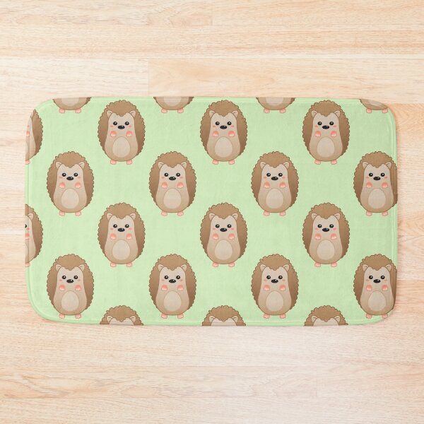 Item preview, Pattern of Cute Pastel Baby hedgehog - Kawaii Chibi illustration designed and sold by Agamaji.