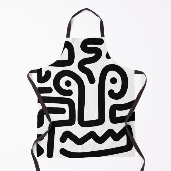 Item preview, Abstract Doodle Art - Black Line Art Pattern designed and sold by Wolagno.
