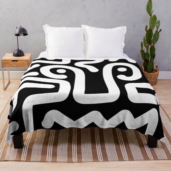 Item preview, Abstract Doodle Art - Black Line Art Pattern designed and sold by Wolagno.