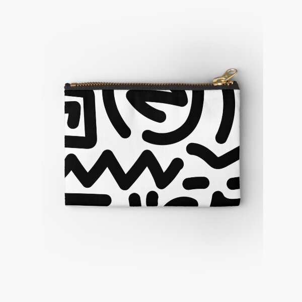 Aperçu de l'œuvre Abstract Doodle Art - Black Line Art Pattern créée et vendue par Wolagno.