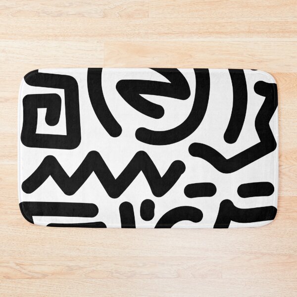 Item preview, Abstract Doodle Art - Black Line Art Pattern designed and sold by Wolagno.