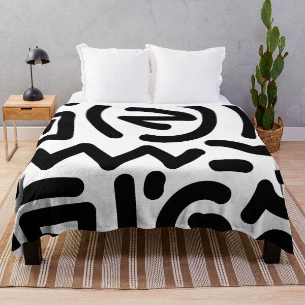 Item preview, Abstract Doodle Art - Black Line Art Pattern designed and sold by Wolagno.