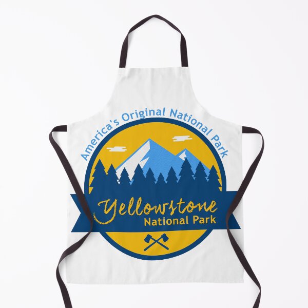 Item preview, Yellowstone National Park Retro Badge | America's Original National Park | Vintage Travel Souvenir designed and sold by DonnaRaine.