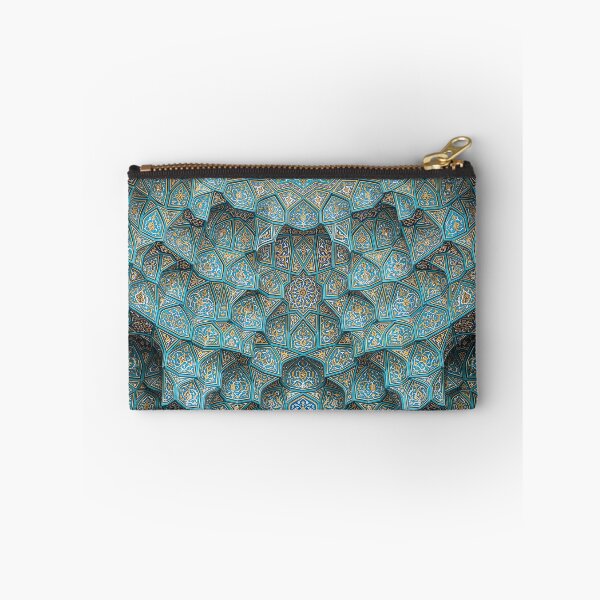 Item preview, Persian Tile Mosaic Traditional Blue Arabesque Pattern Iranian Architecture Art designed and sold by yousefi.