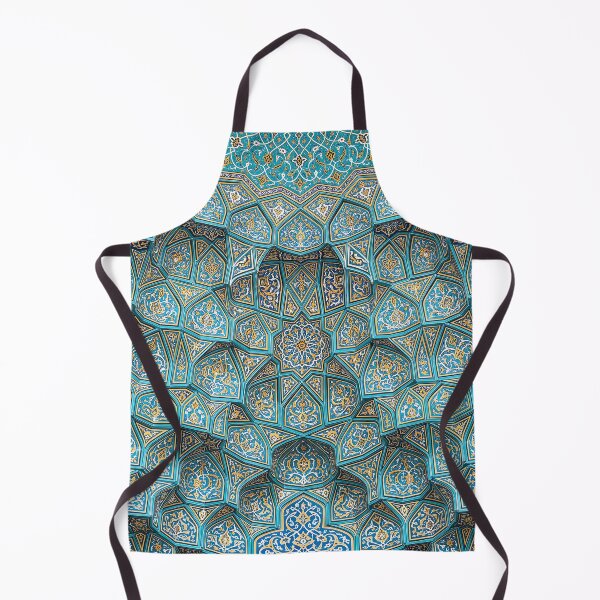 Item preview, Persian Tile Mosaic Traditional Blue Arabesque Pattern Iranian Architecture Art designed and sold by yousefi.