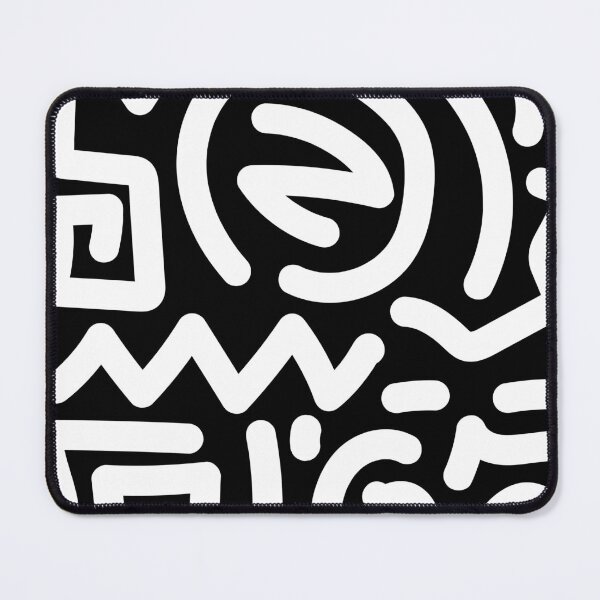 Item preview, Abstract Doodle Art - Black Line Art Pattern designed and sold by Wolagno.