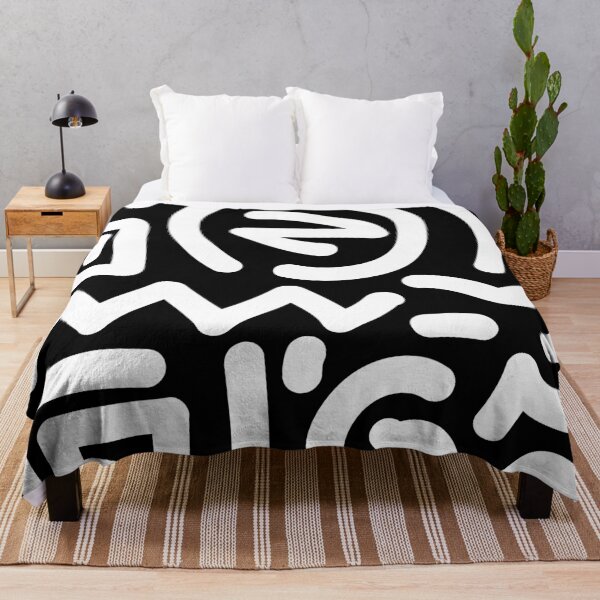 Item preview, Abstract Doodle Art - Black Line Art Pattern designed and sold by Wolagno.