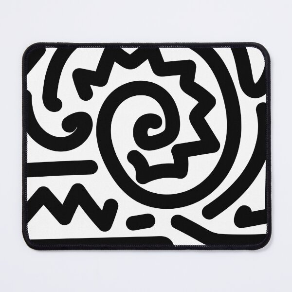 Item preview, Abstract Doodle Art - Black Line Art Pattern designed and sold by Wolagno.