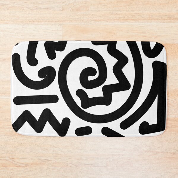 Item preview, Abstract Doodle Art - Black Line Art Pattern designed and sold by Wolagno.