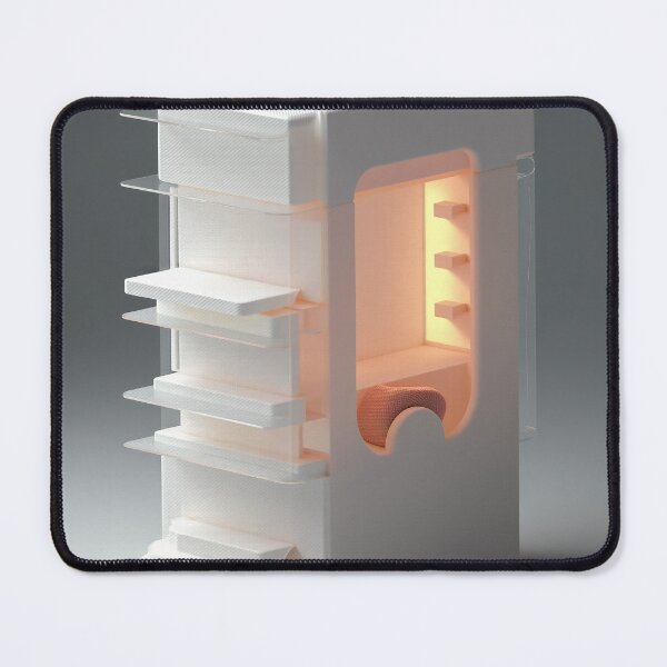 Item preview, Minimalist Futuristic Architectural Model Lamp designed and sold by profustock.