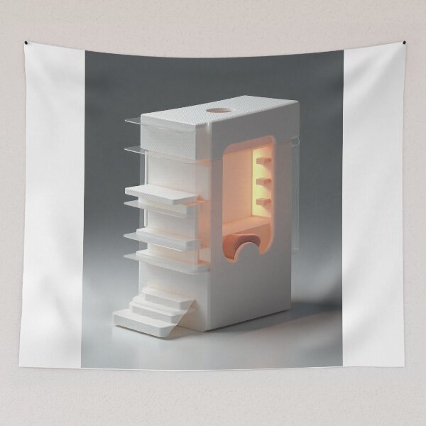 Item preview, Minimalist Futuristic Architectural Model Lamp designed and sold by profustock.