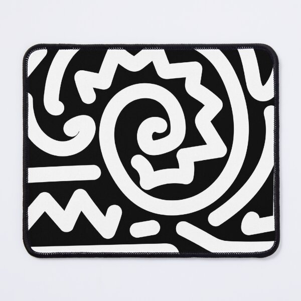Item preview, Abstract Doodle Art - Black Line Art Pattern designed and sold by Wolagno.