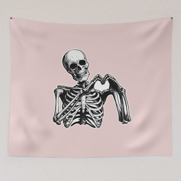 Item preview, Love You To Death Skeleton Heart hands designed and sold by Lady-K-.