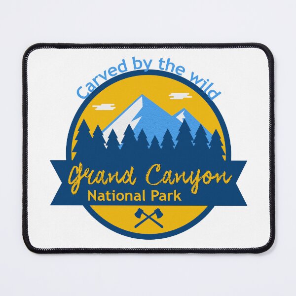 Item preview, Grand Canyon National Park Retro Badge | Carved by the Wild | Vintage Travel Souvenir designed and sold by DonnaRaine.