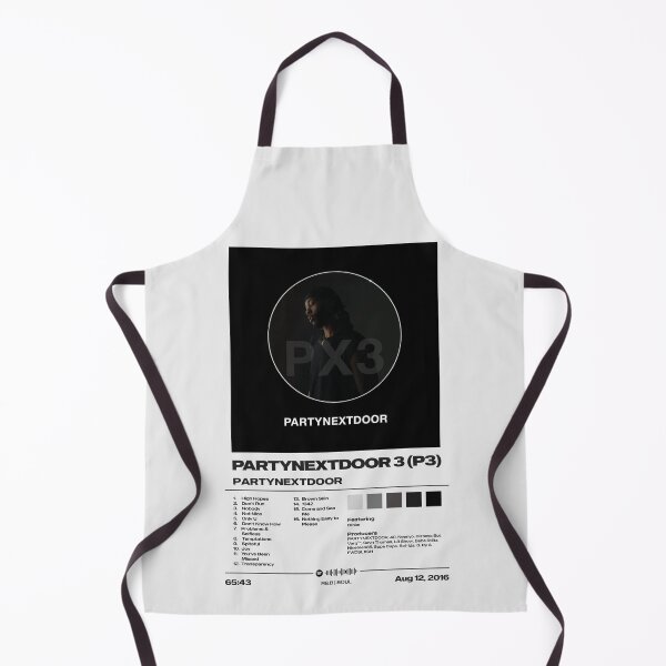 Item preview, PARTYNEXTDOOR 3 (P3) - Minimalist Tracklist Art designed and sold by FourthWall Prints.