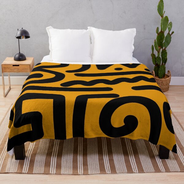 Item preview, Abstract Doodle Art - Black Line Art Pattern designed and sold by Wolagno.