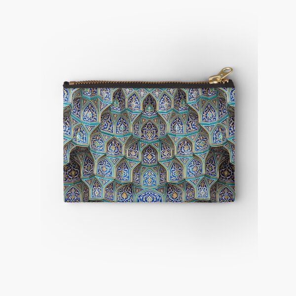 Item preview, Persian Tile Mosaic Traditional Blue Arabesque Pattern Iranian Architecture Art designed and sold by yousefi.