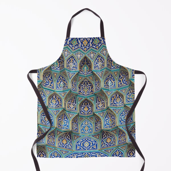 Item preview, Persian Tile Mosaic Traditional Blue Arabesque Pattern Iranian Architecture Art designed and sold by yousefi.