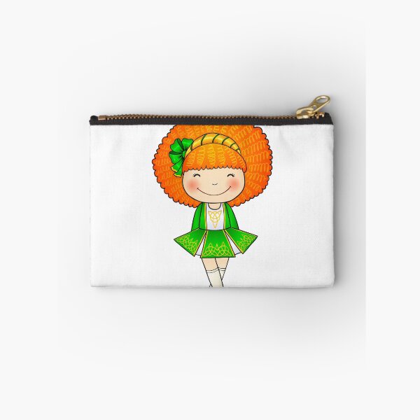 Item preview, Cute Irish dancer girl in green dress designed and sold by Art of Sun.