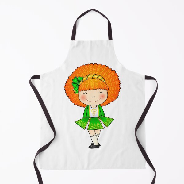 Item preview, Cute Irish dancer girl in green dress designed and sold by Art of Sun.