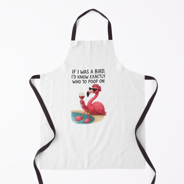 Item preview, If I Was a Bird Funny Flamingo Pool Humor designed and sold by sazuii.