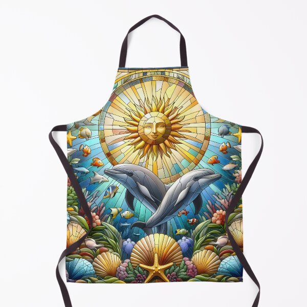 Item preview, Stained Glass Ocean Art designed and sold by Sybille-Yates.