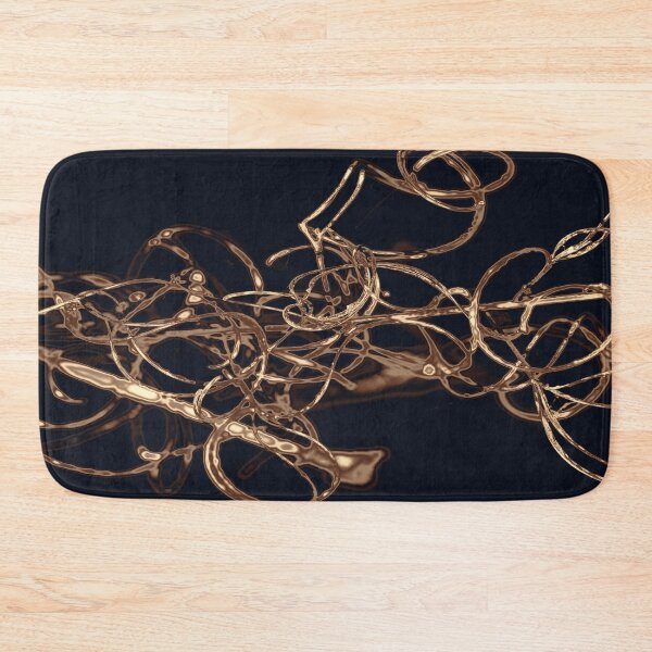 Item preview, Antique Gold Vine Wire – Botanical Abstract designed and sold by SulkaCreative.