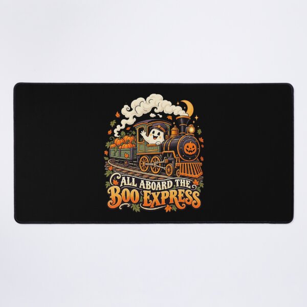 Item preview, All Aboard The Boo Express - Halloween Ghost Train designed and sold by Good Mood Foundry.