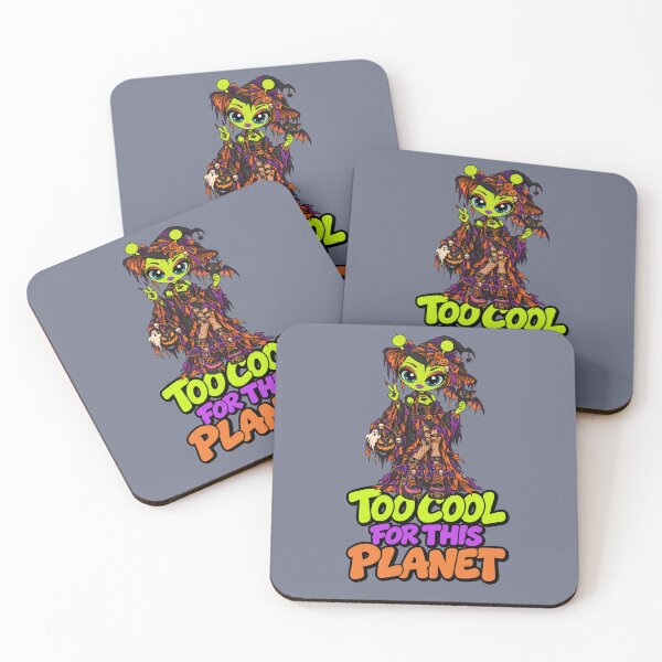 Item preview, Too Cool for This Planet – Alien Witch Halloween designed and sold by Aimetoi.