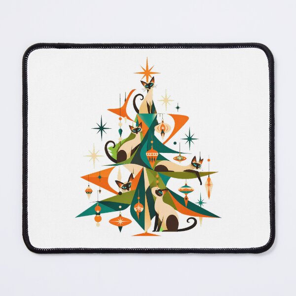 Item preview, Siamese Cat Atomic Tree Christmas designed and sold by chattsuede.