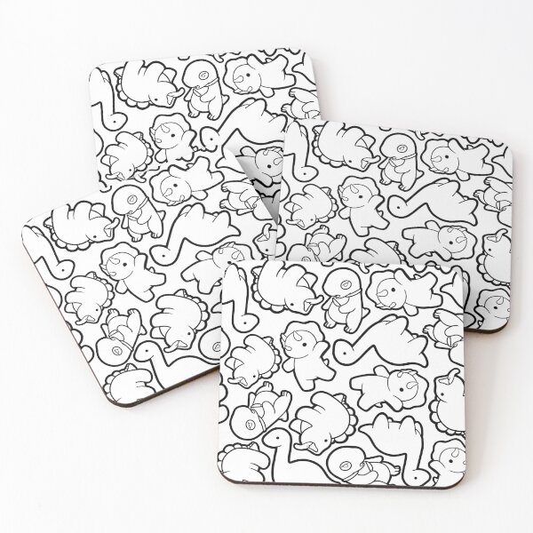 Item preview, hugadino Dino Pattern, cute Dinosaurs designed and sold by hugadino.